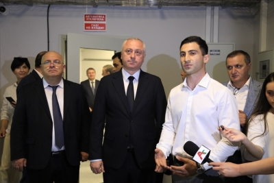 The President took part in the opening of the State Data Processing Center