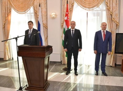 President of Abkhazia Badra Gunba attended a reception hosted by the Embassy of the Russian Federation in Abkhazia on the occasion of Russia Day.