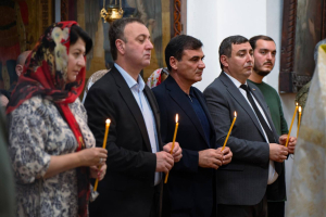 Vice President Beslan Bigvava took part in a prayer service for the victims of Georgia's aggression against South Ossetia