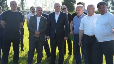President of Abkhazia Badra Gunba attended the First Forum of the Cultures of the Peoples of the Caucasus, “Lykhny,” held at the historic Lykhnashta Meadow.